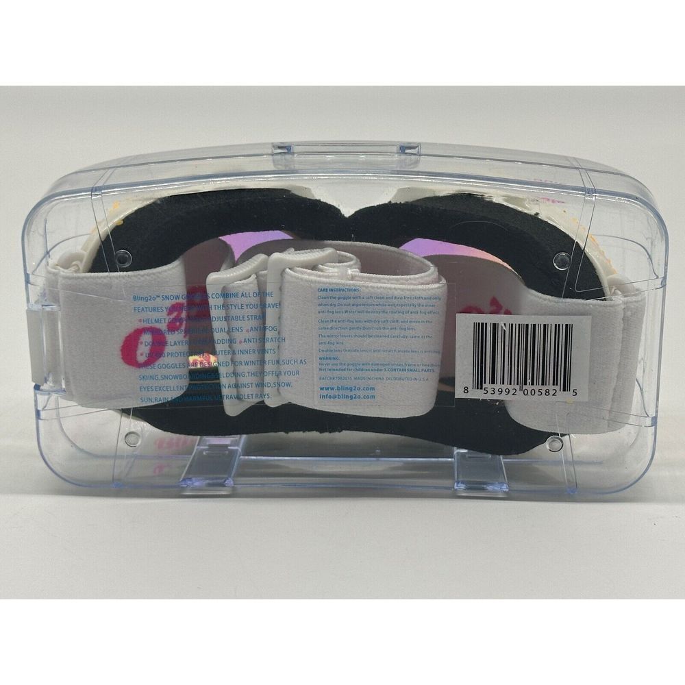 Bling2O Ski Snow Goggles UV‎ Protection With Confetti Glitter - Picture 2 of 4